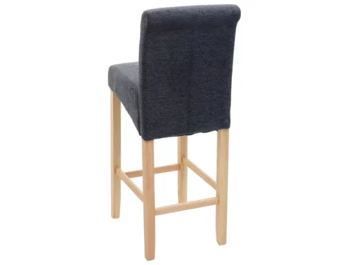 Tabouret De Bar MCW-C33 (lot De 2),gris Foncé, Pieds Clairs, Tissu/textile -Meilleur Meubles Magasin tabouret haut 24547155