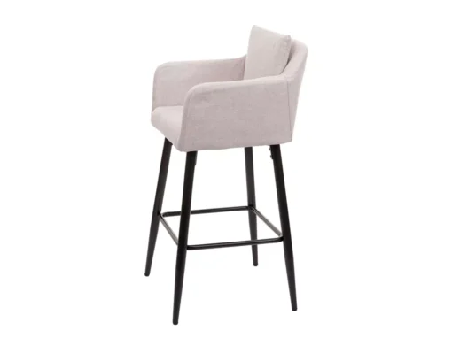 Tabouret De Bar MCW-H93,tissu/textile Crème-beige -Meilleur Meubles Magasin tabouret haut 24547255