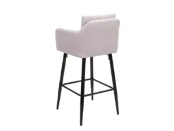 Tabouret De Bar MCW-H93,tissu/textile Crème-beige -Meilleur Meubles Magasin tabouret haut 24547257