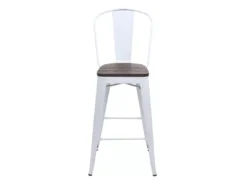 Tabouret De Bar MCW-A73, Assise En Bois Incluse,blanc -Meilleur Meubles Magasin tabouret haut 24547389
