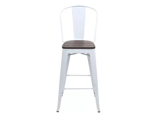 Tabouret De Bar MCW-A73, Assise En Bois Incluse,blanc -Meilleur Meubles Magasin tabouret haut 24547389