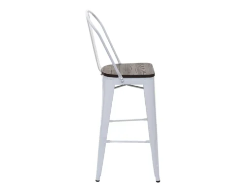 Tabouret De Bar MCW-A73, Assise En Bois Incluse,blanc -Meilleur Meubles Magasin tabouret haut 24547391
