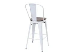 Tabouret De Bar MCW-A73, Assise En Bois Incluse,blanc -Meilleur Meubles Magasin tabouret haut 24547393