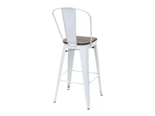 Tabouret De Bar MCW-A73, Assise En Bois Incluse,blanc -Meilleur Meubles Magasin tabouret haut 24547393