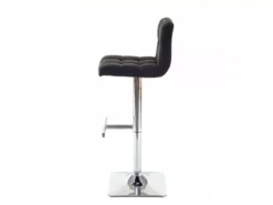 Tabouret De Bar Cadiz (lot De 2),tissu Gris Foncé, Pied En Acier Chromé -Meilleur Meubles Magasin tabouret haut 24547423