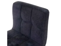 Tabouret De Bar Cadiz (lot De 2),tissu Gris Foncé, Pied En Acier Chromé -Meilleur Meubles Magasin tabouret haut 24547427