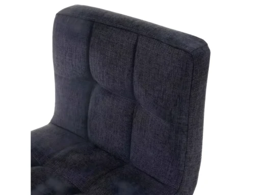 Tabouret De Bar Cadiz (lot De 2),tissu Gris Foncé, Pied En Acier Chromé -Meilleur Meubles Magasin tabouret haut 24547427