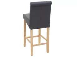 Tabouret De Bar MCW-C33 (lot De 2),gris Mat, Pieds Clair, Similicuir -Meilleur Meubles Magasin tabouret haut 24547557