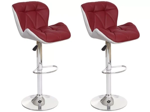 Tabouret De Bar MCW-A92 (lot De 2),bordeaux -Meilleur Meubles Magasin tabouret haut 24547725