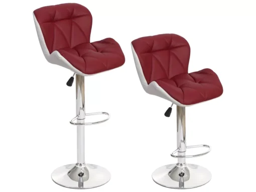 Tabouret De Bar MCW-A92 (lot De 2),bordeaux -Meilleur Meubles Magasin tabouret haut 24547727
