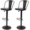 Tabouret De Bar MCW-H10a (lot De 2),vintage Noir-gris -Meilleur Meubles Magasin tabouret haut 24547829