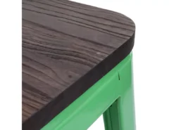 Tabouret De Bar MCW-A73 Métal Empilable,vert -Meilleur Meubles Magasin tabouret haut 24547853