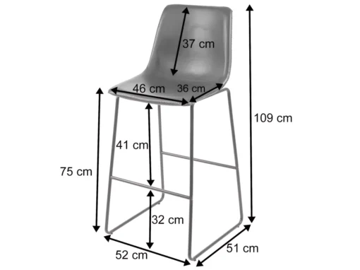 Tabouret De Bar MCW-E54 (lot De 2),similicuir, Aspect Daim, Gris -Meilleur Meubles Magasin tabouret haut 24547945