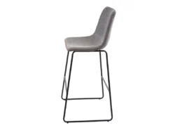 Tabouret De Bar MCW-E54 (lot De 2),similicuir, Aspect Daim, Gris -Meilleur Meubles Magasin tabouret haut 24547949