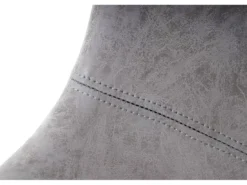 Tabouret De Bar MCW-E54 (lot De 2),similicuir, Aspect Daim, Gris -Meilleur Meubles Magasin tabouret haut 24547953