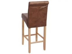 Tabouret De Bar MCW-C33,imitation Daim, Pieds Clairs, Tissu/textile -Meilleur Meubles Magasin tabouret haut 24548035