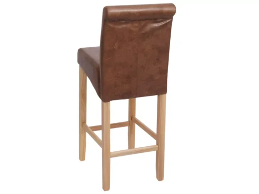 Tabouret De Bar MCW-C33,imitation Daim, Pieds Clairs, Tissu/textile -Meilleur Meubles Magasin tabouret haut 24548035
