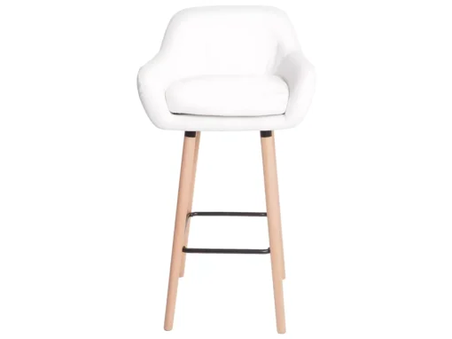 Tabouret De Bar Vaasa T381,simili Cuir, Blanc -Meilleur Meubles Magasin tabouret haut 24548063