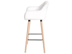 Tabouret De Bar Vaasa T381,simili Cuir, Blanc -Meilleur Meubles Magasin tabouret haut 24548065