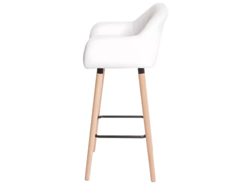 Tabouret De Bar Vaasa T381,simili Cuir, Blanc -Meilleur Meubles Magasin tabouret haut 24548065
