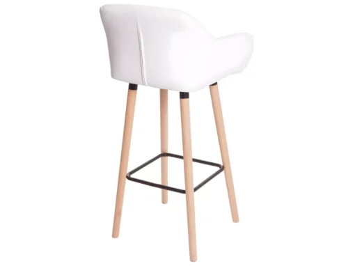 Tabouret De Bar Vaasa T381,simili Cuir, Blanc -Meilleur Meubles Magasin tabouret haut 24548067