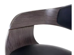 Tabouret De Bar MCW-A47,gris, Similicuir Noir -Meilleur Meubles Magasin tabouret haut 24548081