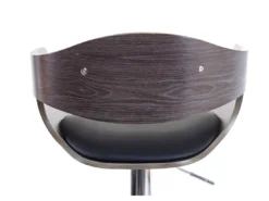 Tabouret De Bar MCW-A47,gris, Similicuir Noir -Meilleur Meubles Magasin tabouret haut 24548083