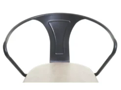 Tabouret De Bar MCW-H10b (lot De 2),vintage Noir-crème -Meilleur Meubles Magasin tabouret haut 24548277