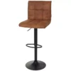 Tabouret De Bar MCW-B13,vintage Marron Clair -Meilleur Meubles Magasin tabouret haut 24548451