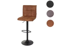 Tabouret De Bar MCW-B13,vintage Marron Clair -Meilleur Meubles Magasin tabouret haut 24548465