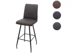 Tabouret De Bar MCW-H72,gris-brun -Meilleur Meubles Magasin tabouret haut 24548615