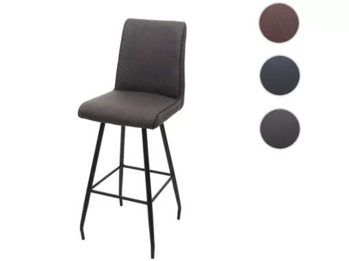 Tabouret De Bar MCW-H72,gris-brun -Meilleur Meubles Magasin tabouret haut 24548615