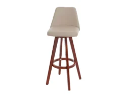 Tabouret De Bar MCW-C43 (lot De 2),crème, Pieds Foncés -Meilleur Meubles Magasin tabouret haut 24548623