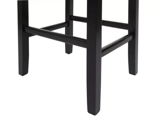 Tabouret De Bar MCW-C33,noir Mat, Pieds Foncés, Similicuir -Meilleur Meubles Magasin tabouret haut 24548799