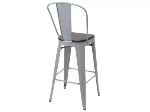 Tabouret De Bar MCW-A73, Assise En Bois Incluse,gris -Meilleur Meubles Magasin tabouret haut 24548977