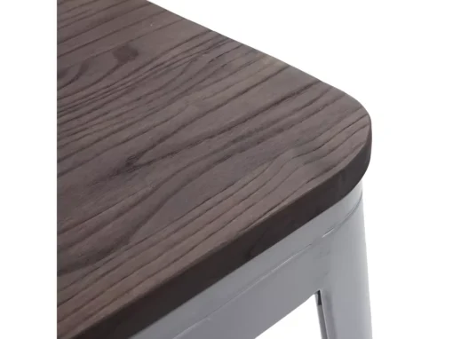 Tabouret De Bar MCW-A73, Assise En Bois Incluse,gris -Meilleur Meubles Magasin tabouret haut 24548979