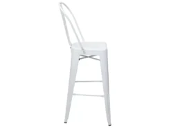 Tabouret De Bar MCW-A73 Métal (lot De 2),blanc -Meilleur Meubles Magasin tabouret haut 24549375