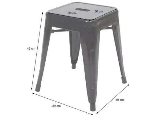 4x Tabouret MCW-A73,rouge -Meilleur Meubles Magasin tabouret haut 24549533