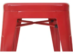 4x Tabouret MCW-A73,rouge -Meilleur Meubles Magasin tabouret haut 24549539