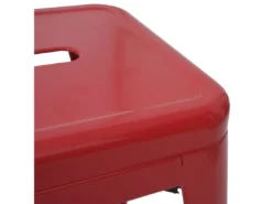 4x Tabouret MCW-A73,rouge -Meilleur Meubles Magasin tabouret haut 24549541