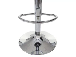 Tabouret De Bar MCW-G87 (lot De 2),similicuir Noir-blanc, Pied Chromé -Meilleur Meubles Magasin tabouret haut 24549651