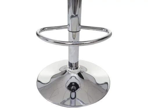 Tabouret De Bar MCW-G87 (lot De 2),similicuir Noir-blanc, Pied Chromé -Meilleur Meubles Magasin tabouret haut 24549651