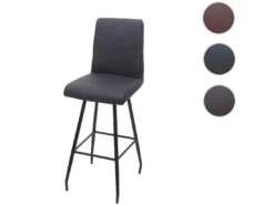 Tabouret De Bar MCW-H72,Gris Foncé -Meilleur Meubles Magasin tabouret haut 24549881