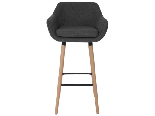 Tabouret De Bar Vaasa T381,Textile, Gris Foncé -Meilleur Meubles Magasin tabouret haut 24549887