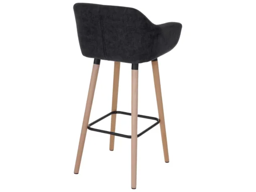 Tabouret De Bar Vaasa T381,Textile, Gris Foncé -Meilleur Meubles Magasin tabouret haut 24549891