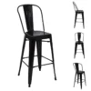 Tabouret De Bar MCW-A73 Métal (lot De 4),noir -Meilleur Meubles Magasin tabouret haut 24550031