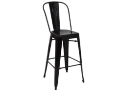 Tabouret De Bar MCW-A73 Métal (lot De 4),noir -Meilleur Meubles Magasin tabouret haut 24550035