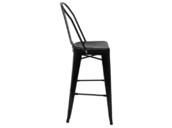 Tabouret De Bar MCW-A73 Métal (lot De 4),noir -Meilleur Meubles Magasin tabouret haut 24550039
