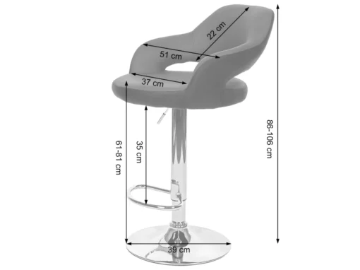 Tabouret De Bar MCW-F16 (lot De 2),noir/blanc -Meilleur Meubles Magasin tabouret haut 24550157
